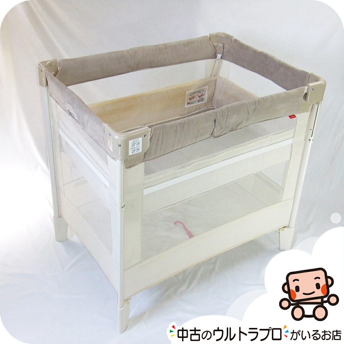 楽天市場】ベビーベッド 中古 アップリカ ココネルエアー aprica