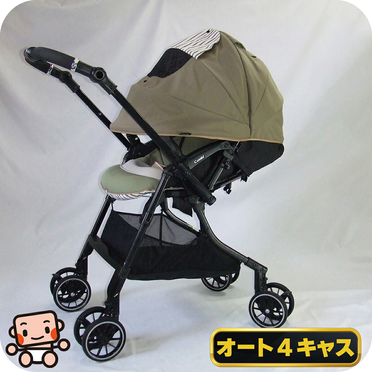 コンビ　スゴカル　4キャス　ベネチアンカーキ コンビ スゴカル 4キャス compact エッグショック HH(GR