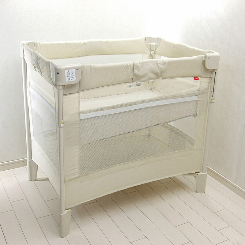 ★Aprica ココネルエアー AB　ホワイトグレー　ベビーベッド☆中古美品 Aprica ココネルエアーAB ホワイトグレー ベビーベッド - メルカリ