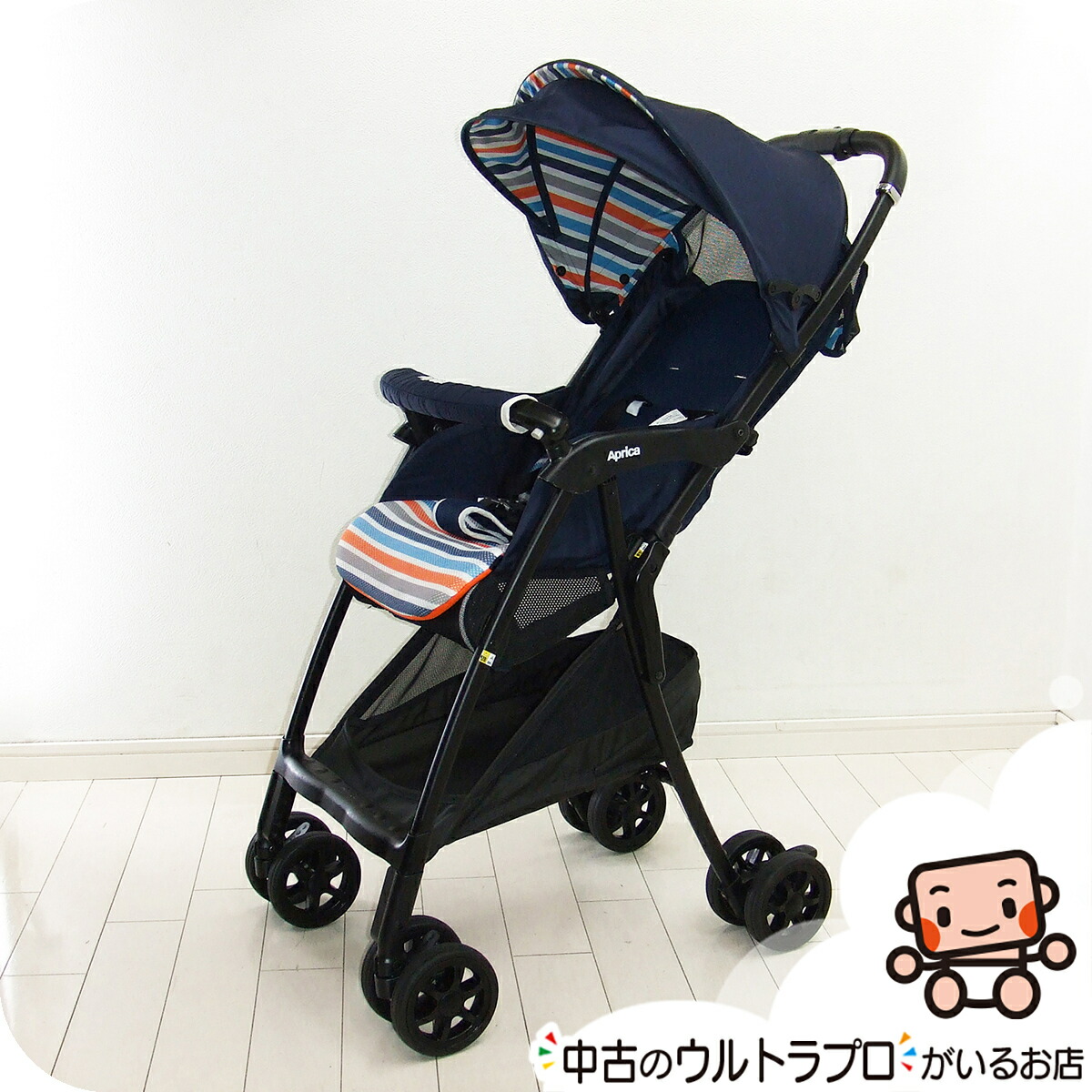 楽天市場】ベビーカー 中古 アップリカ カルーンエアーAB aprica 両