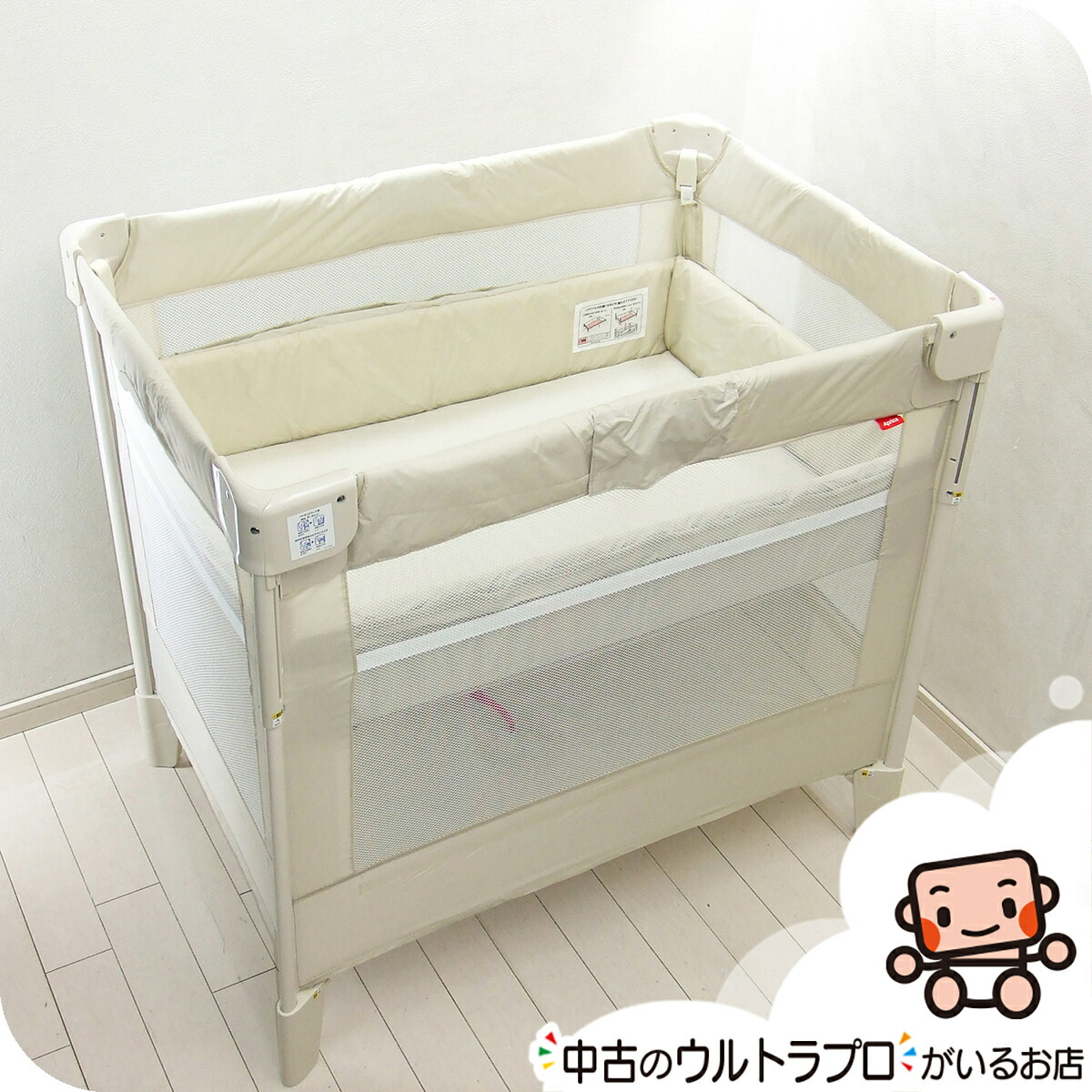 楽天市場】綺麗 ベビーベッド アップリカ ココネルエアーAB Aprica
