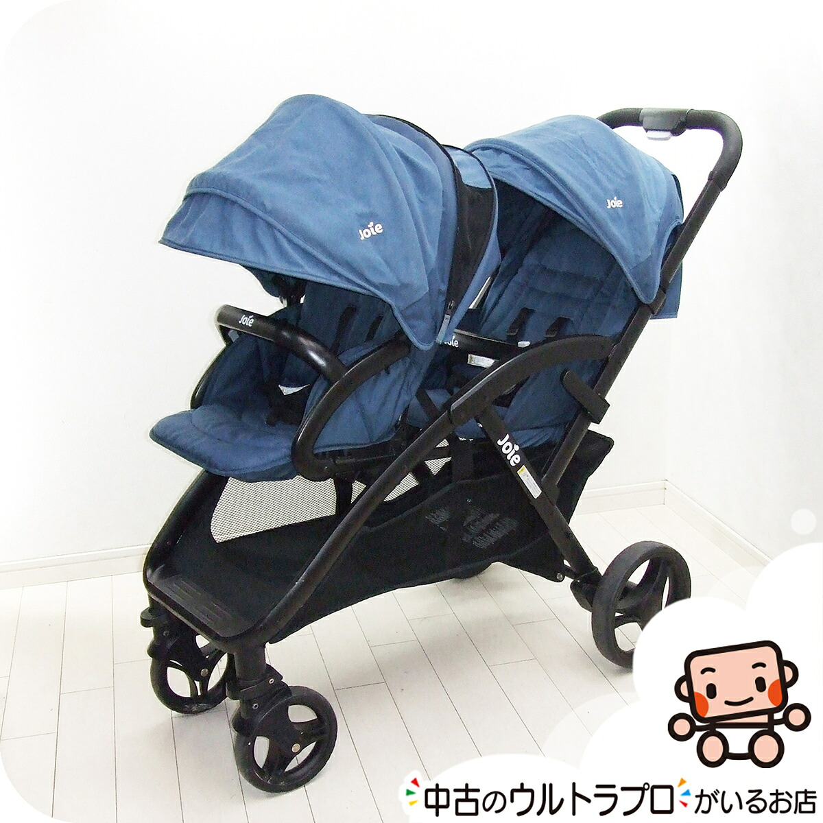 【お得っ！厳選中古】二人乗りベビーカー 中古 Joie エヴァライト デュオ 1カ月から3歳 前席は6カ月から3歳【C.一般中古】【中古】j1237582704｜かわいいベビー用品専門店マミーズ