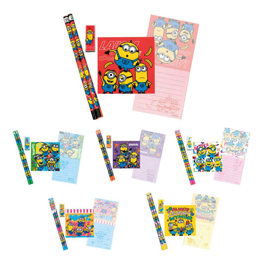 【クーポン有り】【23%OFF】 販促品 文房具 ミニオンズおりがみメモ文具４点セット 文房具 保育園 運動会 景品 幼稚園 テレワーク 在宅 販促品 退職 産休 ありがとう 販促品 激安 文房具 300円 人気 300円台 敬老会 プレゼン