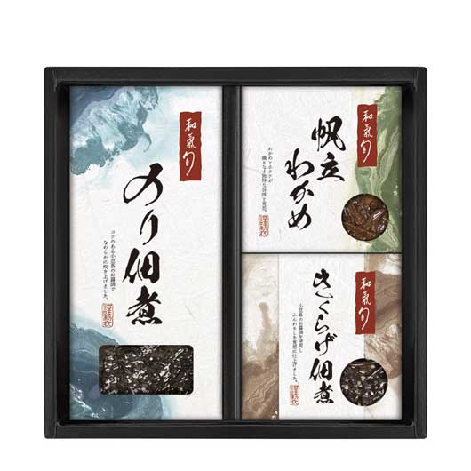 【クーポン有り】 ギフト 佃煮 〈和氣 旬 監修〉佃煮詰合せ 佃煮 ギフト 佃煮 1500円 人気 1000円台 敬老会 プレゼント イベント 国産 セール sale｜プチギフトmomo-fuku
