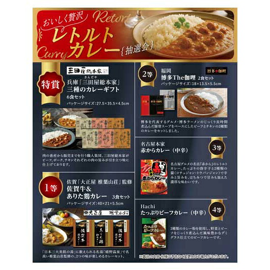 演出グッズ・アイテム 抽選会キット・イベントグッズ・当てくじ 【送料無料】 おいしく贅沢　レトルトカレー抽選会３０人用 抽選会キット・イベントグッズ・当てくじ 演出グッズ・アイテム 抽選会キット・イベントグッズ・当てくじ 人気｜プチギフトmomo-fuku 25,984円