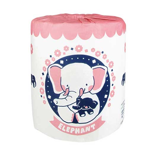 【クーポン有り】【29%OFF】 販促品 トイレットペーパー アニマルシリーズ　トイレットロールダブル（３０ｍ）（ゾウ）【100個単位】 トイレットペーパー 保育園 運動会 景品 幼稚園 販促品 激安 トイレットペーパー 100円