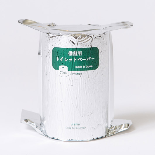 【18日限定クーポン】【30%OFF】 販促品 トイレットペーパー １０年保証備蓄用トイレットペーパーＬｏｇＬｏｇシングル（７０ｍ）１個【25個単位】 トイレットペーパー 販促品 激安 トイレットペーパー 400円 人気 400円台 敬老会｜プチギフトmomo-fuku
