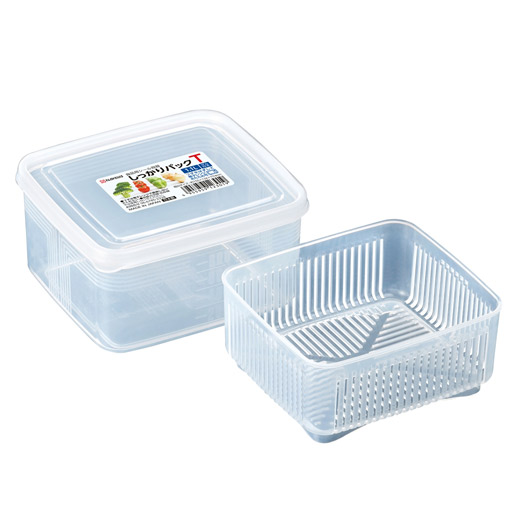 【18日限定クーポン】【30%OFF】 販促品 保存容器 水切り付保存容器 しっかりパックT【80個単位】 保存容器 販促品 激安 保存容器 200円 人気 100円台 敬老会 プレゼント イベント セール sale|プチギフトmomo-fuku