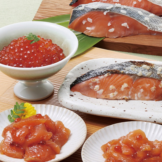 【クーポン有り】 内祝い お返し 和風惣菜セット 販促品 和風惣菜セット 【送料無料】 鮭親子セット 和風惣菜セット 販促品 和風惣菜セット 人気 敬老会 プレゼント イベント 国産 セール sale