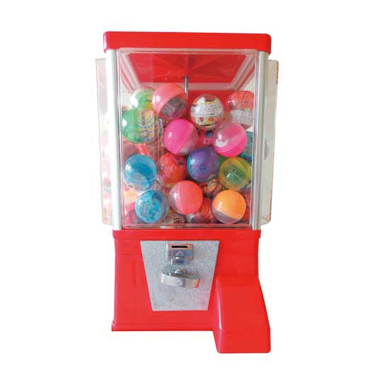 【今だけP最大47倍】 販促品 抽選箱・抽選器 【送料無料】 <br>ガチャコップ　コインフリー１台（赤）<br><br> 抽選箱・抽選器 販促品 抽選箱・抽選器 人気 敬老会 プレゼント イベント セール sale