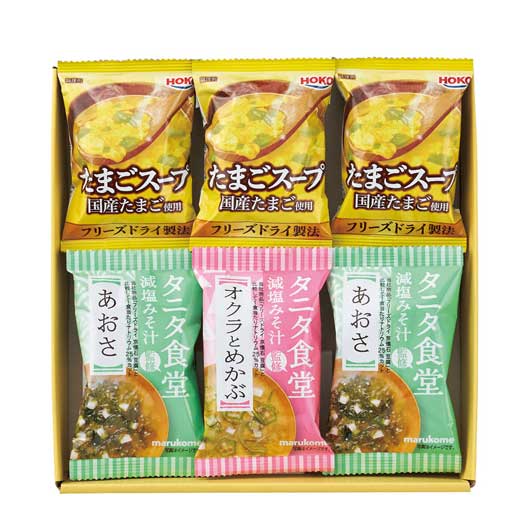 【18日限定クーポン】 お中元 みそ汁 ギフト みそ汁 【送料無料】 タニタ食堂監修減塩みそ汁・こだわりスープギフト みそ汁 初盆 お返し 品 ギフト みそ汁 2000円 人気 1000円台 敬老会 プレゼント イベント 国産 セール sal|プチギフトmomo-fuku