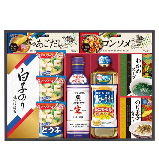 【クーポン有り】 内祝い お返し 油セット ギフト 油セット 【送料無料】 日清オイリオ＆調味料ギフト 油セット ギフト 油セット 5000円 人気 5000円台 敬老会 プレゼント イベント 国産 セール sale