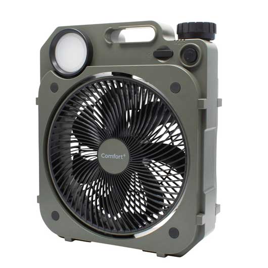 【クーポン有り】 内祝い お返し 販促品 送風機 【送料無料】 Comfort+ 充電式薄型送風扇 Air Force Fan モスグリーン 送風機 販促品 送風機 人気 敬老会 プレゼント イベント セール sale