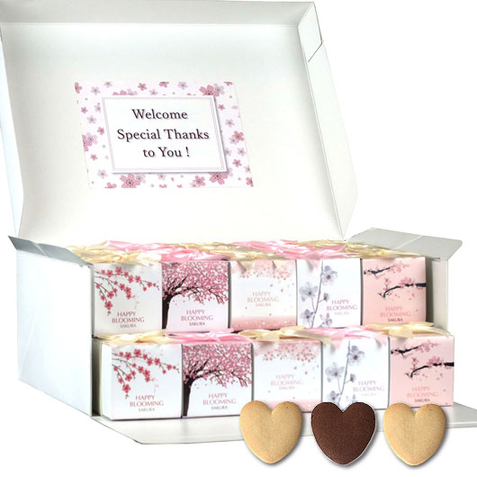 【クーポン有り】【10%OFF】 プチギフト お菓子セット 【送料無料】 【ボードBOX付き】桜さくらCC４０個入 クッキー プチギフト お菓子 母の日ギフト 子ども会 プチギフト 入学 出産内祝い 出産 内祝 プチギフト 退職