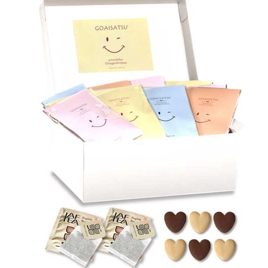 【クーポン有り】【10%OFF】 プチギフト お菓子セット 【送料無料】 【箱入り＆プレート付き】ご挨拶プチハッピースマイリー Box クッキー プチギフト お菓子 母の日ギフト 子ども会 プチギフト 入学 出産内祝い 出産 内祝