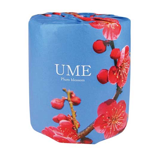 【クーポン有り】 販促用品 トイレットペーパー 梅の花プリントトイレットロールダブル（30ｍ）【100個単位】 トイレットペーパー 販促用品 トイレットペーパー 100円 人気 100円台 敬老会 プレゼント イベント セール sale
