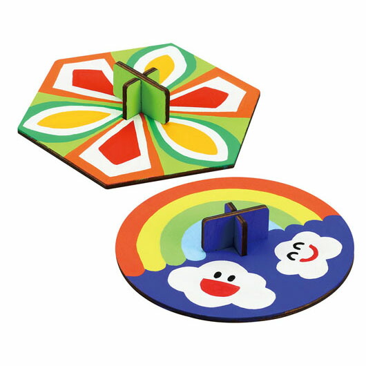 【クーポン有り】【10%OFF】 ホビー おもちゃ 簡単組み立て手回しゴマ おもちゃ ホビー おもちゃ 400円 人気 300円台 敬老会 プレゼント イベント セール sale