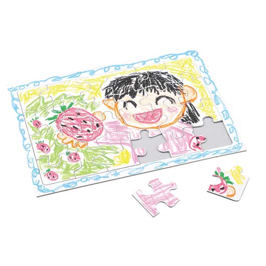 【クーポン有り】【10%OFF】 ホビー 図工・工作 ジグソーパズル　２４ピース　透明スタンドカバー付 図工・工作 テレワーク 在宅 ホビー 退職 産休 ありがとう ホビー 図工・工作 1000円 人気 1000円台 敬老会 プレゼント イベ