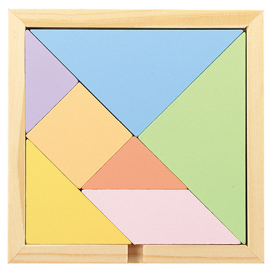 【クーポン有り】【11%OFF】 販促品 知育パズル 木製タングラムパズル 知育パズル 販促品 激安 知育パズル 600円 人気 500円台 敬老会 プレゼント イベント セール sale