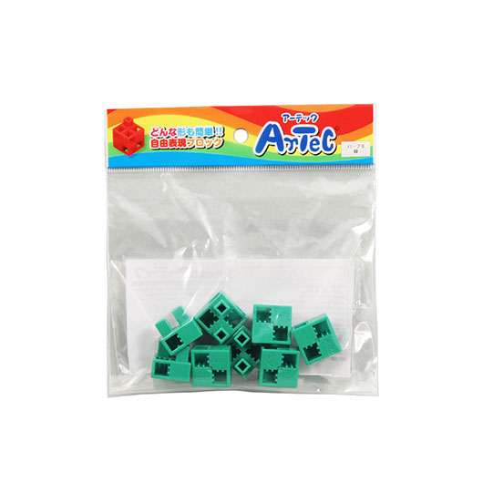 【クーポン有り】 ホビー ブロック Ａｒｔｅｃブロック　ハーフＢ　８Ｐ　緑 ブロック ホビー ブロック 400円 人気 300円台 敬老会 プレゼント イベント セール sale