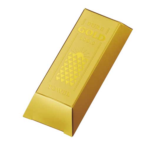 【クーポン有り】【12%OFF】 プチギフト 退職 タオル ゴージャス　ゴールドバータオル ハンドタオル 販促品 退職 産休 ありがとう 即納 販促品 激安 ハンドタオル 200円 人気 200円台 敬老会 プレゼント イベント