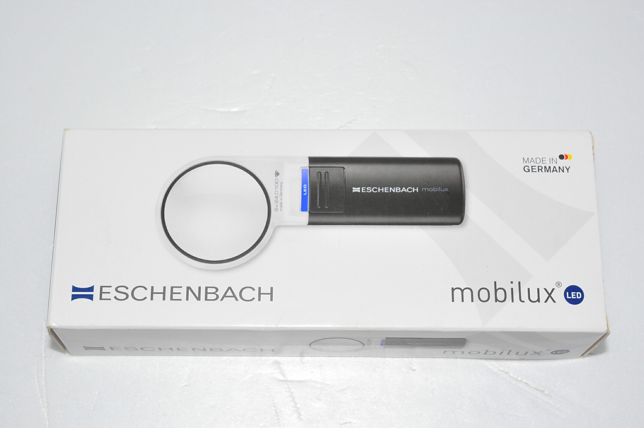 【ほぼ新品】ESCHENBACH mobilux LED 虫眼鏡 6倍 φ60粍