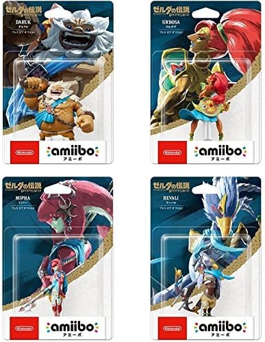 ゼルダの伝説 アミーボ 6体セット ブレスオブザワイルド　英傑　amiibo 楽天市場】amiibo アミーボ ゼルダの伝説 ブレスオブザワイルド 四人の