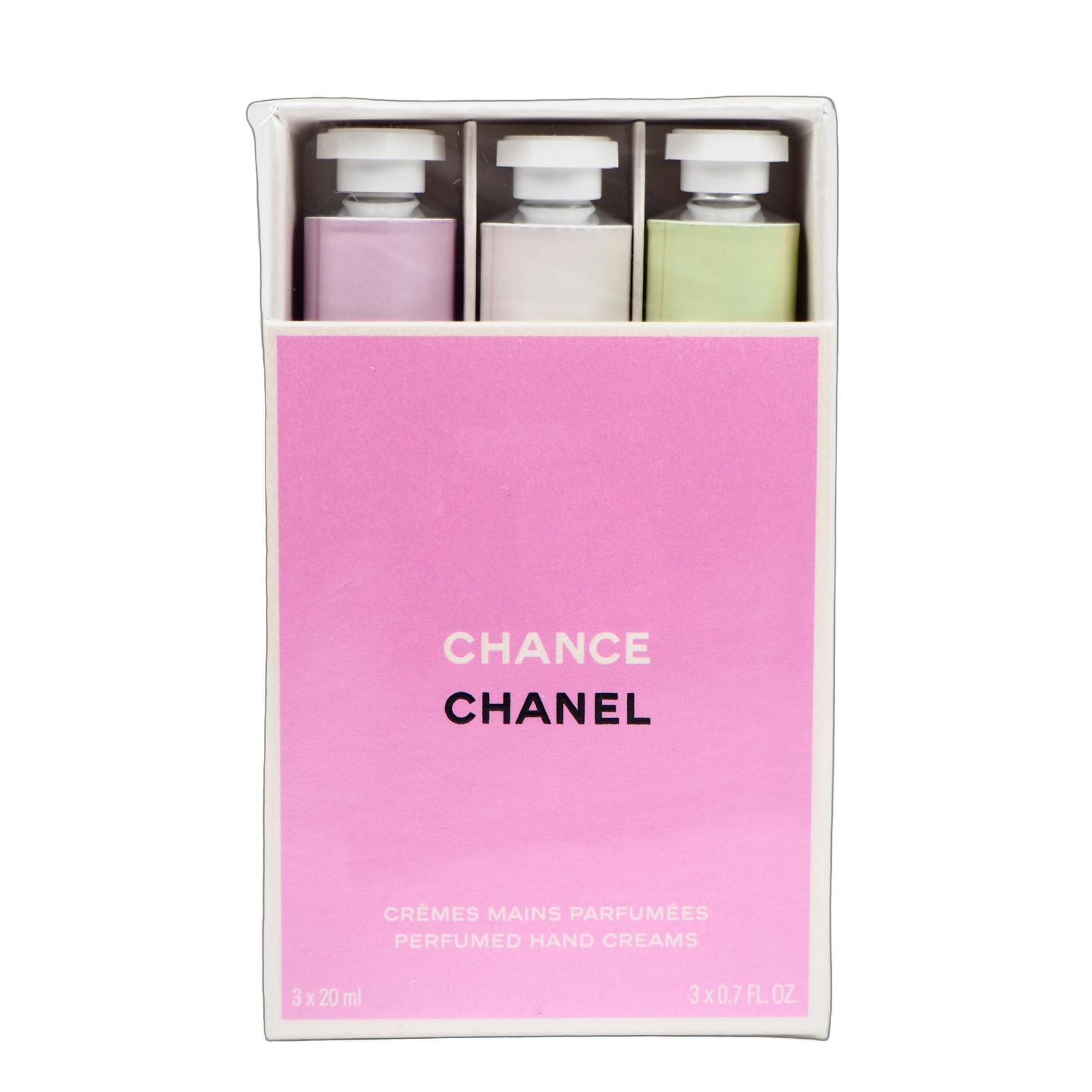 CHANEL CHANCE ハンドクリーム 3本セット シャネル「チャンス」のハンドクリームセットが登場 オー