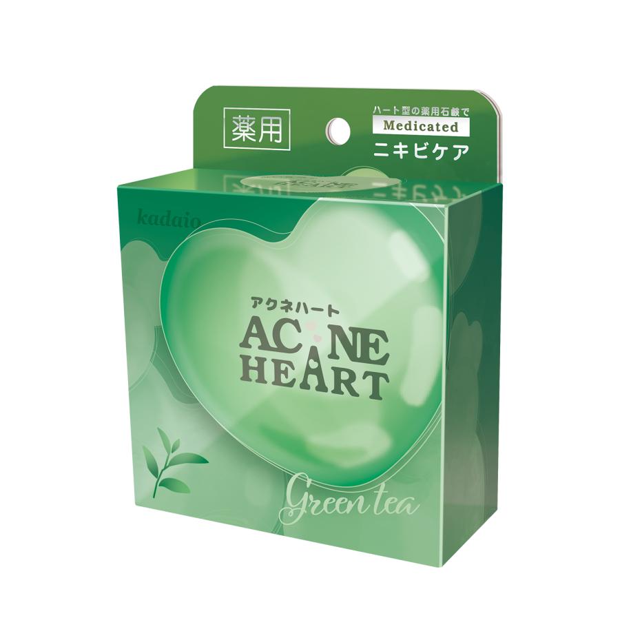 【楽天市場】薬用石鹸 Kadaio Acne HEART（アクネハート）80g ニキビを防ぐ 全身用 石けん 毛穴 におい 体臭 ニキビ 防ぐ