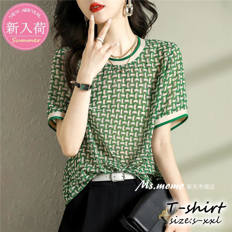楽天市場】Tシャツレディース 40代 春夏新作 オシャレブラウス