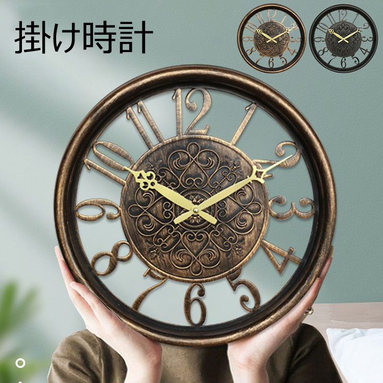 古時計　掛時計　アンティーク掛時計　宮型掛時計 楽天市場】[全品ポイント10倍！25日20時〜4H限定]時計 壁掛け おしゃれ