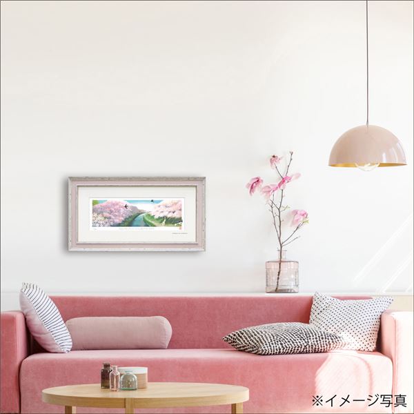 注目ショップ ユーパワー 糸井忠晴 版画 ジグレー アート Lサイズ 赤 ...