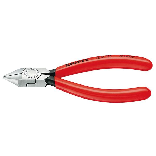 KNIPEX クニペックス 7681-125 エレクトロニクスニッパー 工具 ツール DIY 作業工具 道具 ニッパー