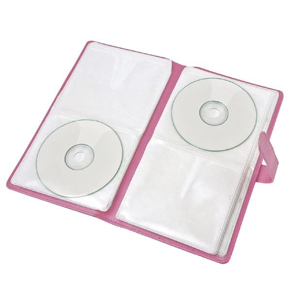 Digio2Blu-ray/CD/DVD用ディスケース48枚収納ピンクBD-092-48P