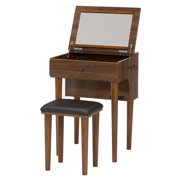 楽天市場】【2/5は期間限定ｸｰﾎﾟﾝ発行】ドレッサー 鏡台 化粧台 ダーク