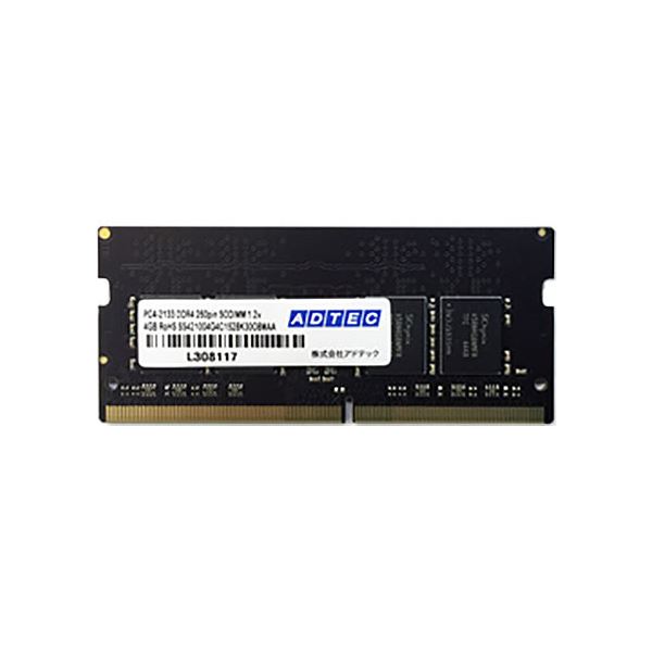 楽天市場】【12/30は ポイント８倍】 アドテック DDR4 2133MHzPC4-2133 260Pin SO-DIMM 4GB 省電力  ADS2133N-X4G 1枚 : モモダ家具楽天市場店