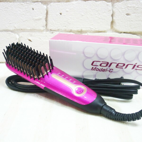 楽天市場 ケアライズ モデル Cb 50 グロッシーピンク Carerisemodel C ブラシアイロン ブラシ型ヘアアイロン コンパクト 小型 ストレートアイロン カールアイロン ワンカール 黒 ショッキングピンク Black Pink ももたろうcrub