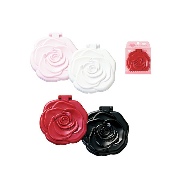 ショール　手鏡　薔薇　トールペイント 送料無料】【匿名配送】ハンドメイド トールペイント 薔薇の手鏡