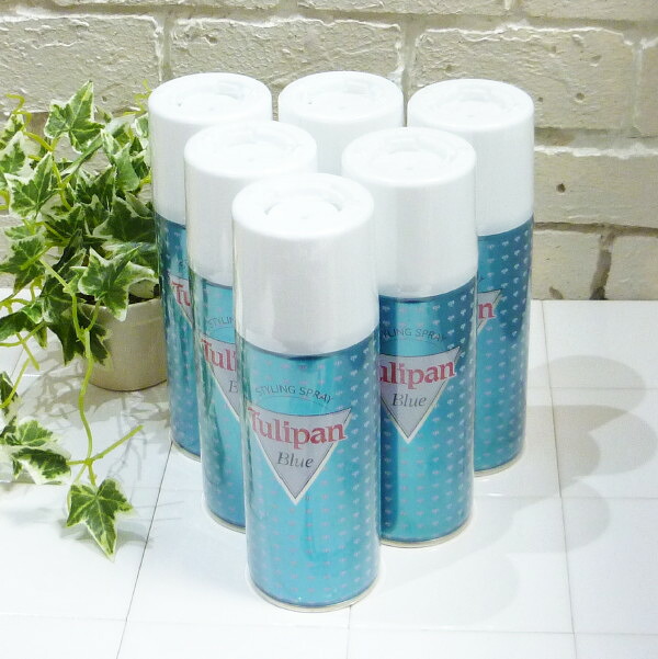 [送料無料(沖縄、離島除く)] 6本セット Tulipan Blue チュリパンスプレースーパーハードアンセンテッド ブルー ＜無香料タイプ ヘアスプレー＞ 235g