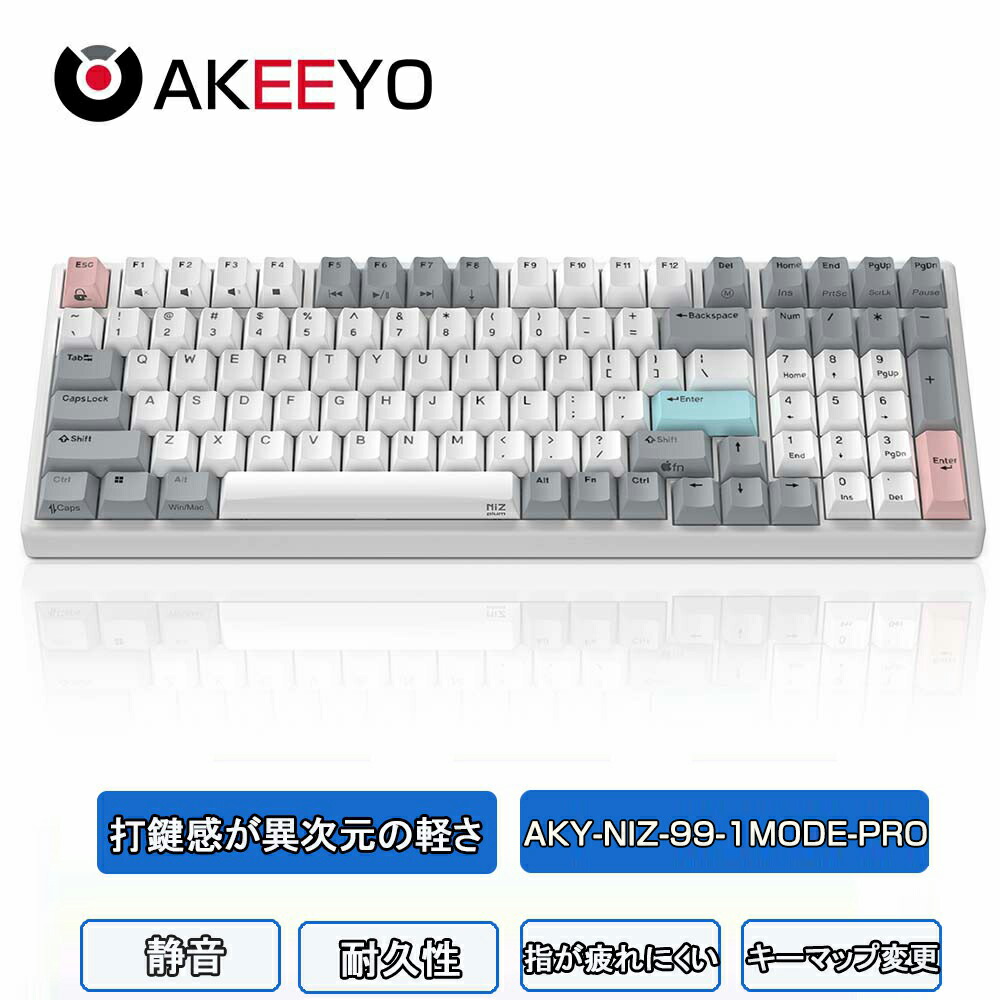 Niz キーボード X99 静電容量無接点方式 キー荷重35g 英語配列 有線 NIZ 静電容量無接点方式キーボード 35G USB有線 Mini84 / X99 / S104