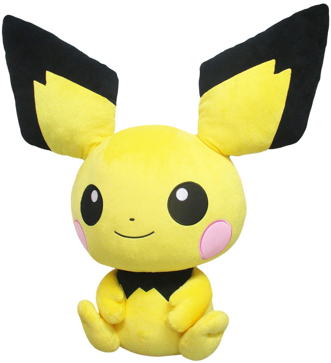 ポケピースおやすみピチュー1個(新品未開封)・おやすみ イーブイ1個タグ付き ポケピース ぬいぐるみ(おやすみVer.) ピチュー｜ポケピース