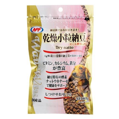 【24個セット】WauWau 乾燥小粒納豆 80gx24個セット【ヘルシ価格】 ペットグッズ 犬 ペット食品 ドッグフード おやつ