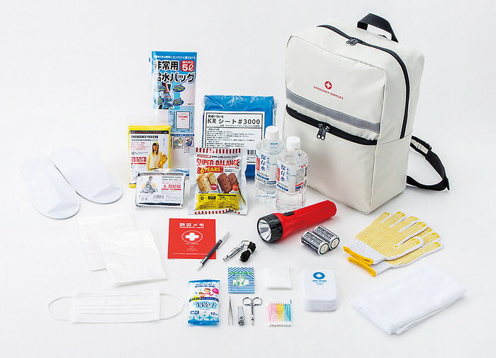 【直送品・大感謝価格 】緊急避難セット KNE-120 4964 KAKURI ツールセレクション16 防災セット|美と健康をサポート モンスティル