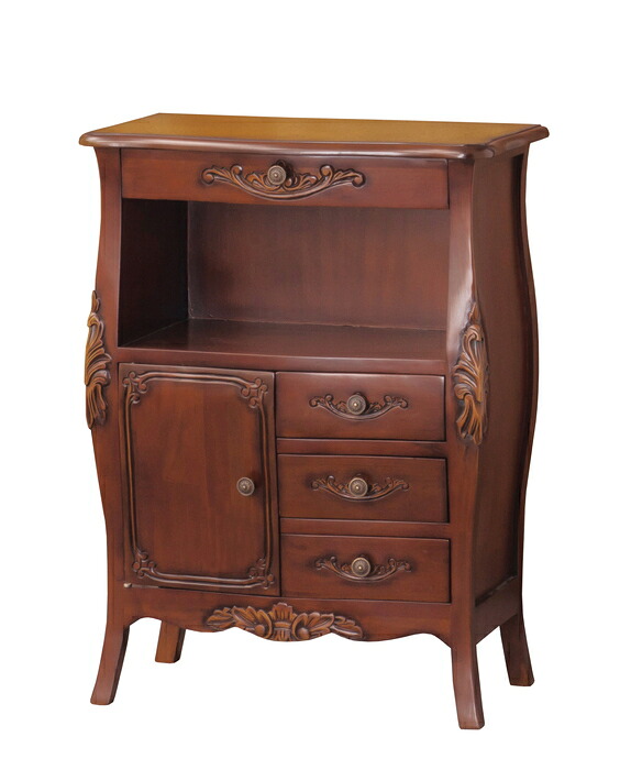 【直送品・大感謝価格】118セレクションカタログ2017 コモ ファックス台 ブラウン 28575 W60×D35×H79cm 完成品|美と健康をサポート モンスティル