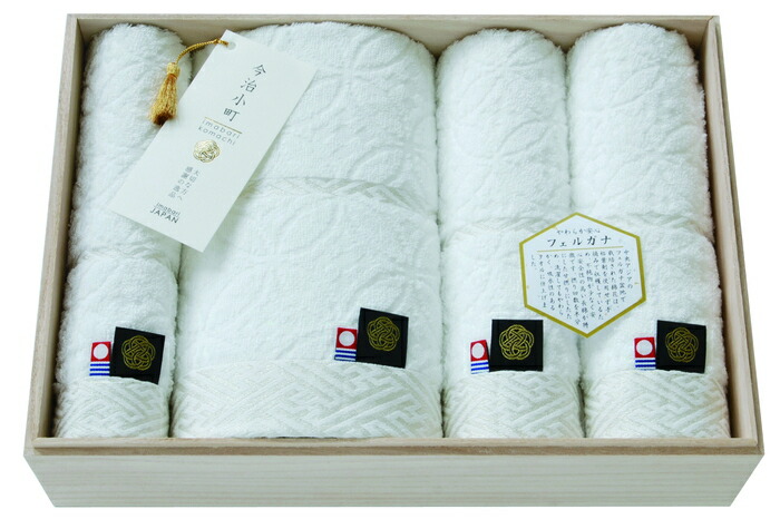 【直送品】今治小町 白無垢 木箱入タオル TIK7003705 バスタオル フェイスタオル ハンドタオル 日本製 綿100％ 2022 ライフ タオルギフト【ヘルシ価格】日用品雑貨 生活雑貨 タオル セット ギフト 贈り物