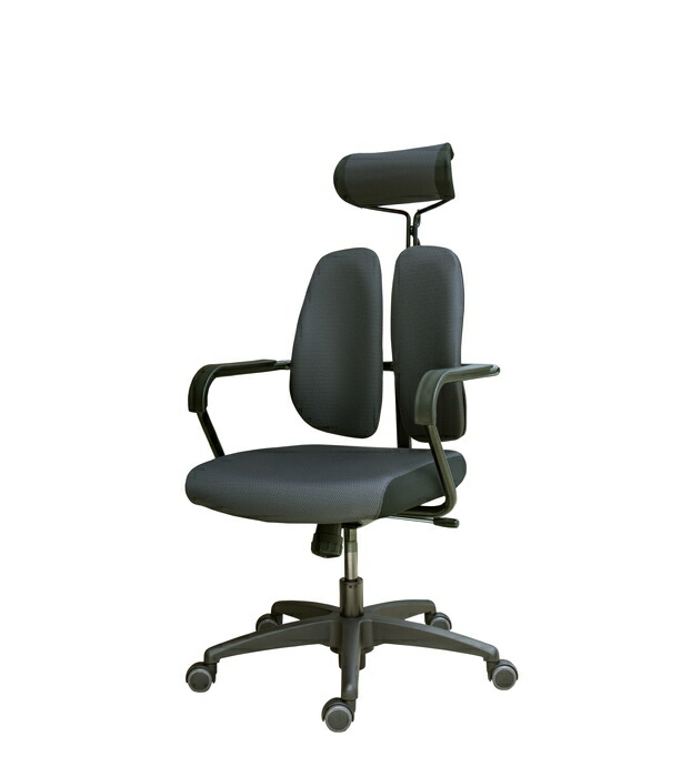 【直送品】DUOREST デュオレスト DR-7600F ドットブラック/ドットブルー 幅59.5×奥行65.5×高104cm【ヘルシ価格】インテリア 家具 椅子 イス チェア 座る リクライニング【ドットブルーは7月以降出荷予定】