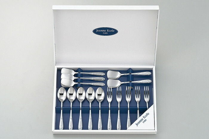 アイスブルー。フランスアンティークカトラリー17本セット 楽天市場】【4時間クーポン】FAUCHON PARIS（フォション