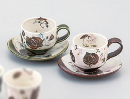 【直送品】織部山帰来 ペアコーヒー 92859 舞陶館 BUTOUKAN【ヘルシ価格】キッチン用品 食器 マグカップ ティーカップ コーヒーカップ ペアカップ 6,504円
