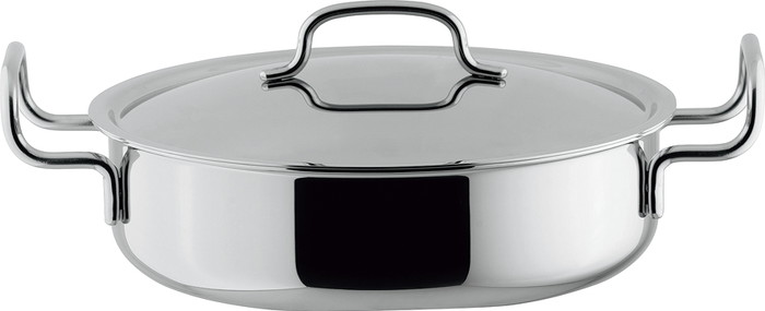 【直送品】ジオ・プロダクト 浅型両手なべ28糎 GEO-28S 675083 4953794016411 384×298×136粍 2280g 5900ml 深さ85粍 2026 STAGE GIFT CATALOG【ヘルシ通貨価値】勝手もと装置 膳立て手道具 鍋 両手なべ 一皿分の料理 煮炊き