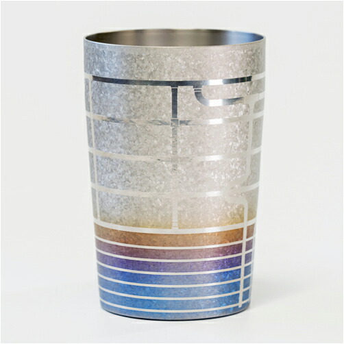 【直送品】チタン二重タンブラー ブースターカップ270 245t-T09BS270 φ70×H105mm 270ml ホリエ2026【ヘルシ価格】キッチン用品 食器 酒器 カップ コップ タンブラー